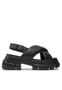 Tommy Jeans Sandały Tjw Chunky City Sandal EN0EN02525 Czarny. Kolor: czarny