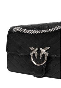 Pinko - PINKO Torebka Love One Light Mini Al 25-26 PLTT 106173 A2JC Czarny. Kolor: czarny. Materiał: skórzane #4