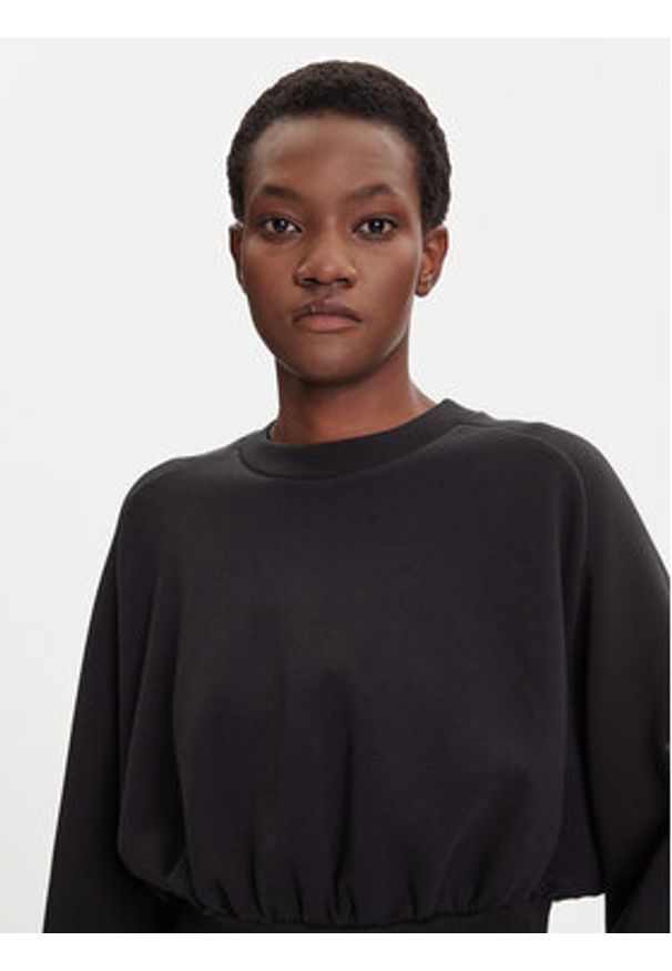 Adidas - adidas Bluza ALL SZN Soft Lux JM3836 Czarny Loose Fit. Kolor: czarny. Materiał: syntetyk