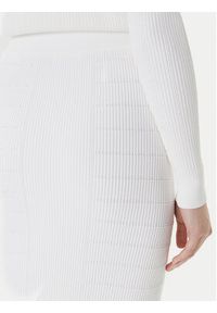 Guess Spódnica ołówkowa W5YD66 Z0130 Biały Slim Fit. Kolor: biały. Materiał: wiskoza #4