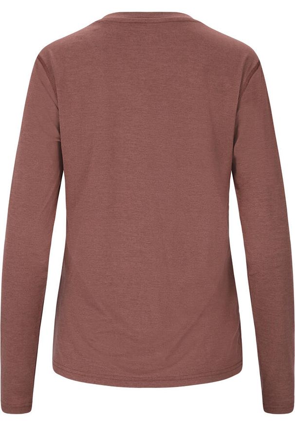 ENDURANCE - Koszulka do biegania damska Endurance Maje Melange L/S. Kolor: beżowy. Długość rękawa: długi rękaw
