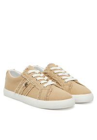 Lauren Ralph Lauren - LAUREN RALPH LAUREN Sneakersy Janson Fray 802967040004 Beżowy. Kolor: beżowy. Materiał: materiał #3