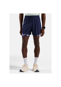 Spodenki męskie Odlo ZEROWEIGHT 5 INCH 2-in-1 short. Kolor: niebieski. Długość: krótkie. Sezon: lato