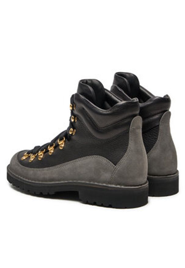 Fracap Trapery Magnifico MA172 Czarny. Kolor: czarny. Materiał: skóra, zamsz