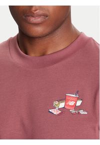 New Balance T-Shirt MT53931 Czerwony Regular Fit. Kolor: czerwony. Materiał: bawełna #3