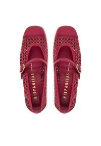 Hispanitas Czółenka RHV264686 C005 Czerwony. Kolor: czerwony. Materiał: materiał #4