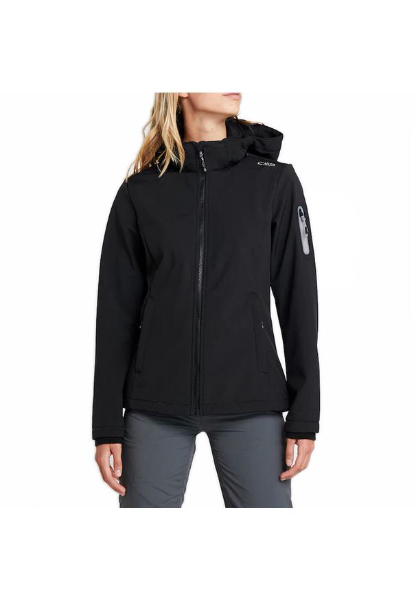 CMP - Kurtka Softshell Softshell Rozmiar 38 Czarny - 39A5006-U901. Kolor: czarny. Materiał: softshell