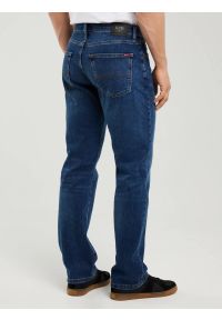 Big-Star - Jeansy męskie z prostą nogawką granatowe Trent 481. Stan: podwyższony. Kolor: niebieski. Styl: klasyczny #2