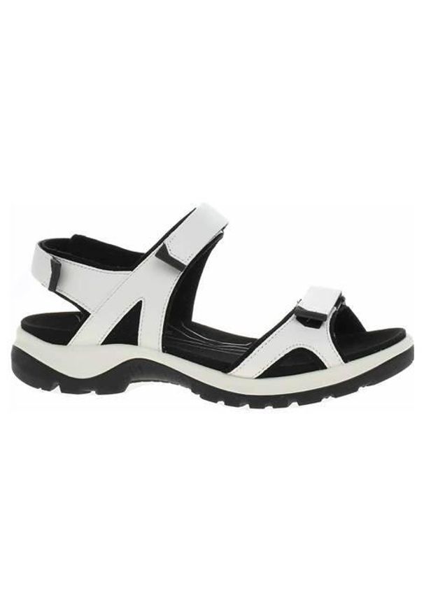 ecco - Buty do chodzenia damskie Ecco 82215301007. Zapięcie: rzepy. Kolor: biały. Materiał: skóra. Sezon: lato
