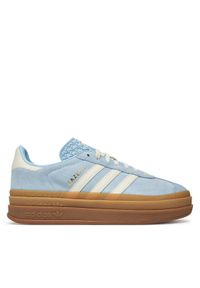 Adidas - adidas Sneakersy Gazelle Bold JQ7776 Błękitny. Kolor: niebieski. Materiał: zamsz, skóra. Model: Adidas Gazelle