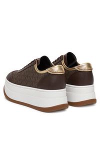 MICHAEL Michael Kors Sneakersy Hayes 43T5HYFS2L Brązowy. Kolor: brązowy. Materiał: skóra