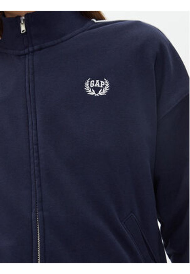 GAP - Gap Bluza 732240-01 Granatowy Regular Fit. Kolor: niebieski. Materiał: bawełna