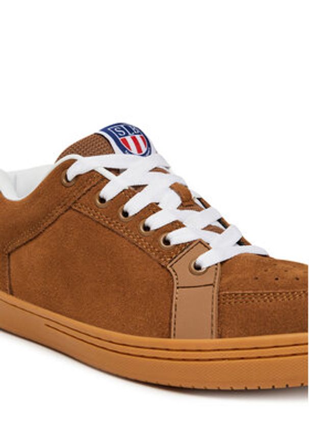 Etnies Sneakersy Sal 23 4102000155 Brązowy. Kolor: brązowy. Materiał: zamsz, skóra