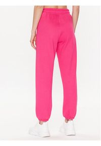 DKNY Sport Spodnie dresowe DP2P3114 Różowy Classic Fit. Kolor: różowy. Materiał: bawełna, dresówka, syntetyk #3