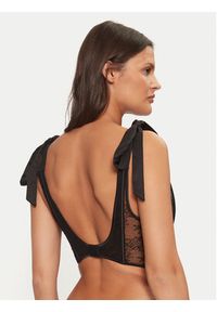 TwinSet - TWINSET Biustonosz z fiszbiną 242LL6JYY Czarny. Kolor: czarny. Materiał: syntetyk
