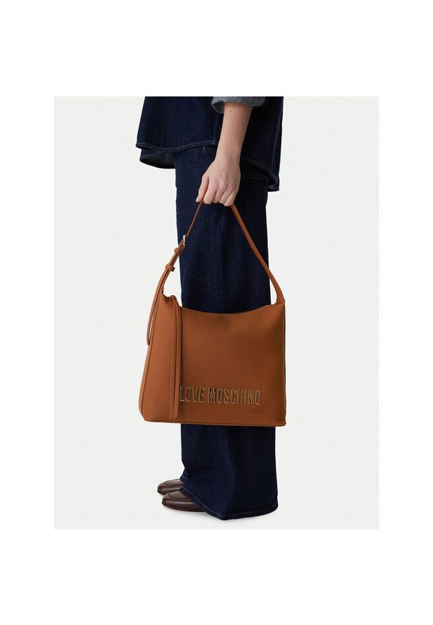 Love Moschino - Torebka LOVE MOSCHINO. Kolor: brązowy