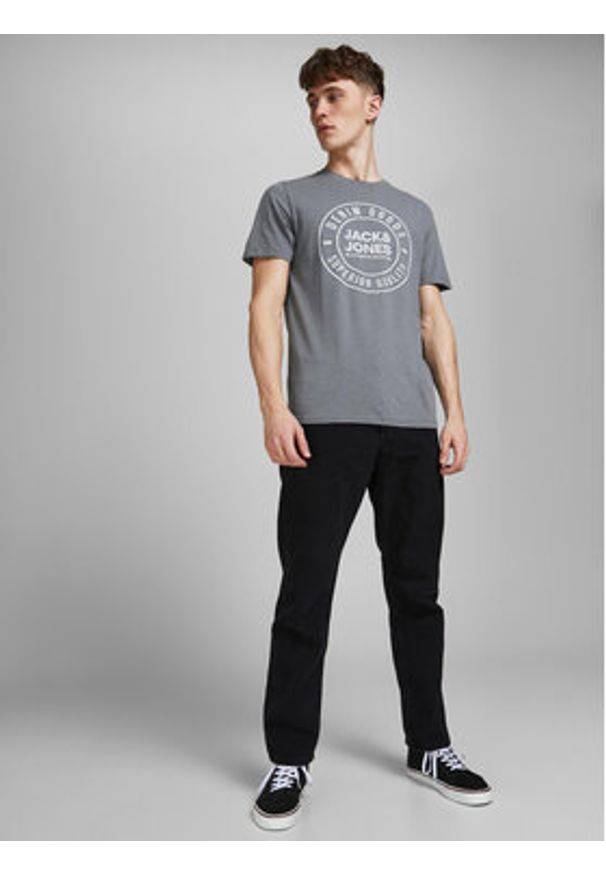 Jack & Jones Jeansy Chris 12168656 Czarny Relaxed Fit. Kolor: czarny
