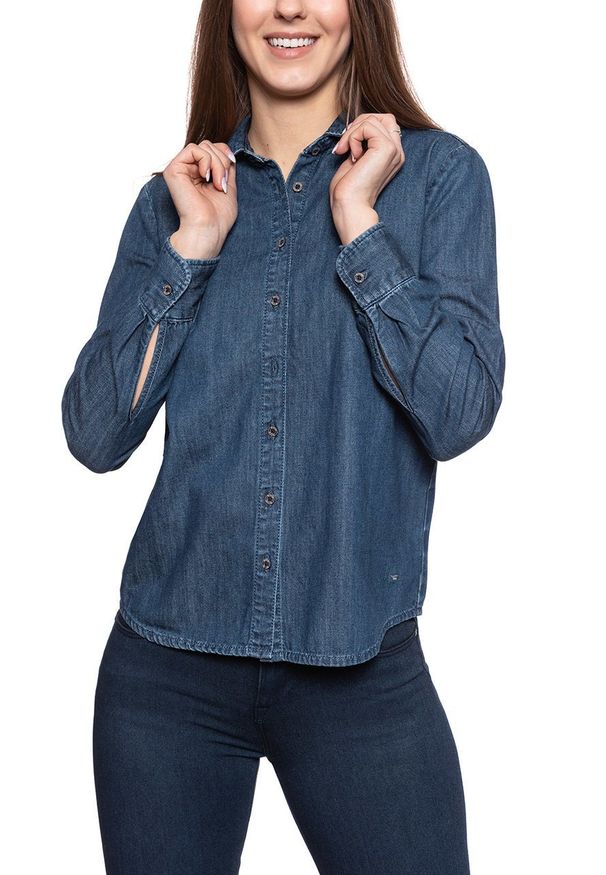 Mustang - KOSZULA JEANSOWA DAMSKA MUSTANG Erin 1010017 5000 881. Materiał: jeans
