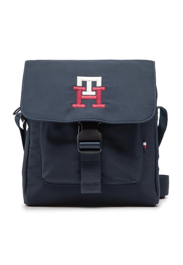 TOMMY HILFIGER - Tommy Hilfiger Saszetka Th Twilight Mini Messenger AM0AM10548 Granatowy. Kolor: niebieski. Materiał: materiał