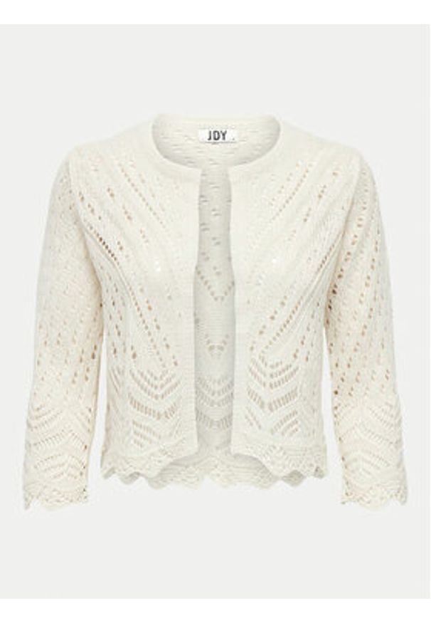 JDY Kardigan Sun 15184486 Écru Regular Fit. Materiał: syntetyk