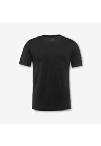 SIMOND - Koszulka trekkingowa męska z krótkim rękawem Simond Merino. Kolor: czarny. Materiał: wełna, materiał. Długość rękawa: krótki rękaw. Długość: krótkie. Sport: turystyka piesza #1