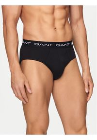 GANT - Gant Komplet 3 par slipów 900013001 Czarny. Kolor: czarny. Materiał: bawełna