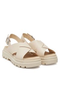 Palladium Sandały Pallacruise Crossed 94461-175-M Écru. Materiał: nubuk, skóra #5