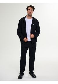 4f - 4F Kurtka przejściowa męska - czarna XL. Okazja: na co dzień. Kolor: czarny. Styl: casual #2