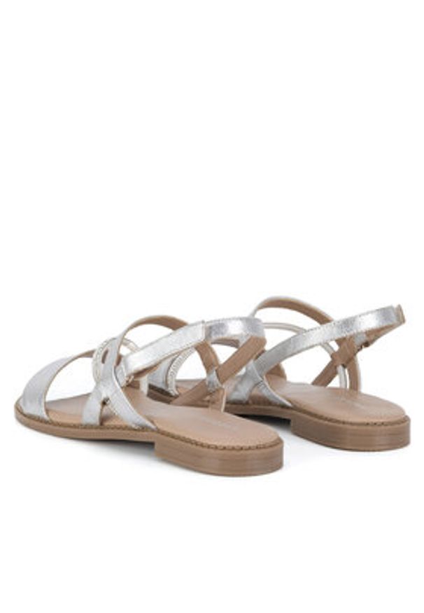 Lasocki Sandały EST-AFIONA-12 Srebrny. Kolor: srebrny. Materiał: materiał