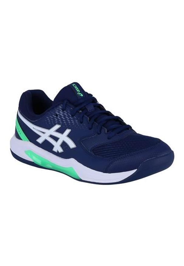 Buty do tenisa męskie Asics Gel Dedicate 8. Kolor: wielokolorowy. Materiał: materiał, syntetyk. Szerokość cholewki: normalna. Sport: tenis