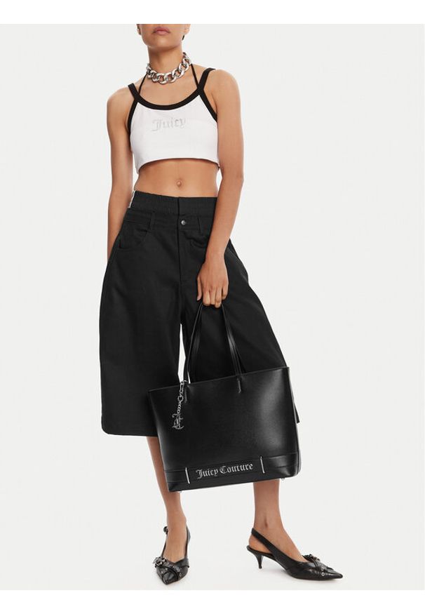 Juicy Couture Torebka CEO-BEJXT8840WVP. Czarny. Kolor: czarny. Materiał: skórzane
