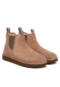 Ugg Śniegowce M Neumel Chelsea 1121644 Beżowy. Kolor: beżowy. Materiał: zamsz, skóra #4