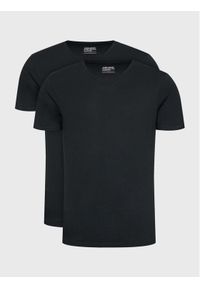 Blend Komplet 2 t-shirtów Dinton 701996 Czarny Slim Fit. Kolor: czarny. Materiał: bawełna