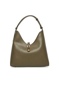 Furla Torebka WB01499 BX3104 KH 2810S Khaki. Kolor: brązowy. Materiał: skórzane
