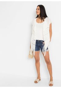 bonprix - Top z miękkiej mieszanki wiskozy, zestaw 2 sztuk. Kolor: różowy. Materiał: wiskoza, koronka. Wzór: koronka #2