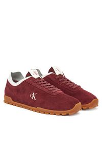 Calvin Klein Jeans Sneakersy Low Profile Runner Su YM0YM01288 Biały. Kolor: biały. Materiał: skóra #5