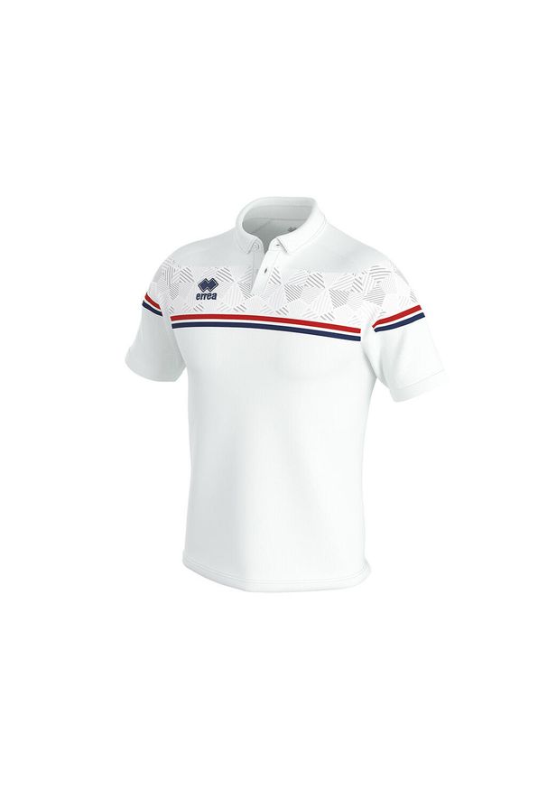 ERREA - Koszulka polo dla dzieci Errea dominic. Okazja: na co dzień. Typ kołnierza: polo. Kolor: czerwony, wielokolorowy, biały. Styl: casual