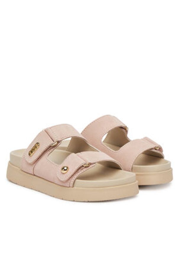 Liu Jo Klapki Penny 902 4A5709 PX002 Różowy. Kolor: różowy. Materiał: zamsz, skóra