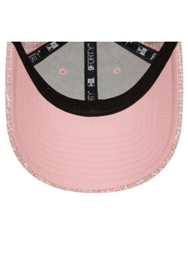 New Era Czapka z daszkiem Wmns Summer Tweed Nyy 60434980 Różowy. Kolor: różowy. Materiał: materiał