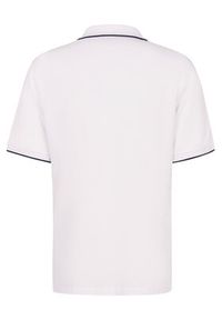 Bugatti Polo 8150-75033C Biały Regular Fit. Typ kołnierza: polo. Kolor: biały. Materiał: bawełna #2