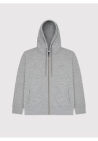 Pako Lorente - Rozpinana bluza dresowa w szarym kolorze. Okazja: na co dzień. Typ kołnierza: kaptur. Kolor: szary. Materiał: dresówka. Wzór: gładki. Styl: casual #10