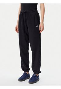 Tommy Jeans Spodnie dresowe Script DW0DW20670 Czarny Relaxed Fit. Kolor: czarny. Materiał: bawełna #1
