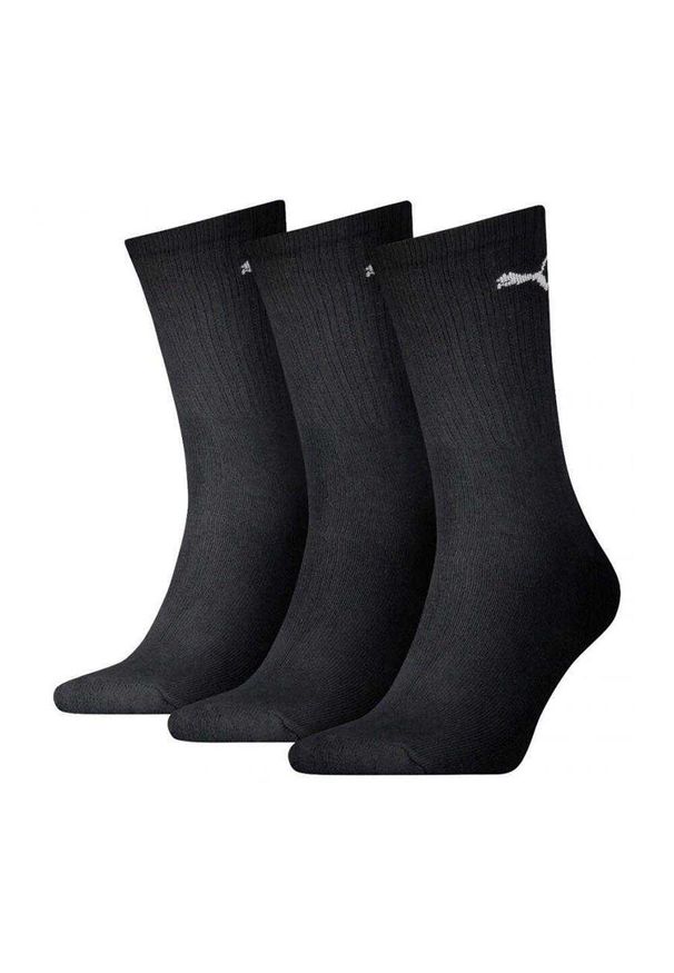 Puma - Skarpety Sportowe Unisex Dla Dorosłych Z Logo (zestaw 3 Sztuk). Kolor: czarny. Sport: tenis