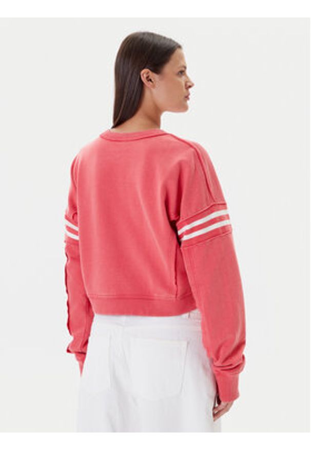 Guess Bluza W5YQ24 K68I4 Koralowy Regular Fit. Kolor: pomarańczowy. Materiał: bawełna