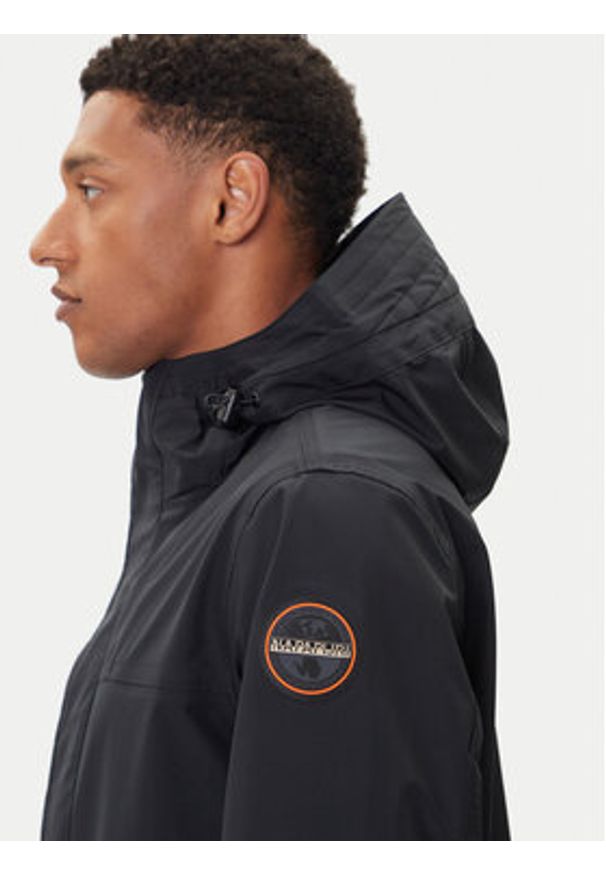 Napapijri Kurtka zimowa A-Pilloz NP0A88SG Czarny Regular Fit. Kolor: czarny. Materiał: syntetyk. Sezon: zima