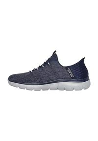 skechers - Tenisówki Skechers Model Summits - Key Pace Slip-ins Kolor Niebieski. Kolor: niebieski. Materiał: tkanina