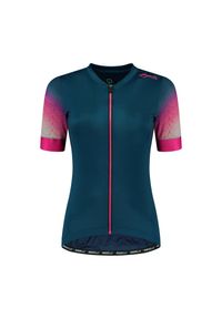 ROGELLI - Elegancka damska koszulka rowerowa WAVES. Kolor: niebieski, różowy, wielokolorowy #1