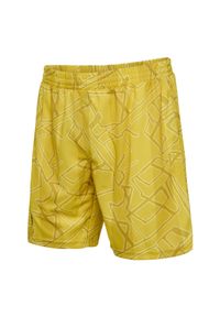 Spodenki bramkarskie dla dzieci Hummel DBU-Hallo 24. Kolor: żółty. Styl: młodzieżowy, sportowy
