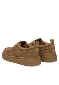 Clarks Półbuty Polden Moc 26186452 Beżowy. Kolor: beżowy. Materiał: zamsz, skóra #4