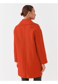 Pinko Płaszcz wełniany Effetto 101747 Y7DY Czerwony Regular Fit. Kolor: czerwony. Materiał: wełna #2